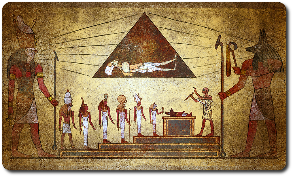 Рисунки на пирамидах